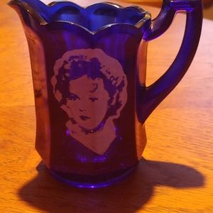 Shirley Temple fluted pitcher